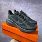 Nike ZoomX All Black Breathable Cushion Professional Running Sneakers
