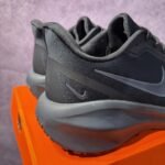Nike ZoomX All Black Breathable Cushion Professional Running Sneakers - Image 4