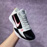 Nike Kobe 5 Protro White Black Red Basketball Performance Sneakers - Image 2