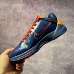 Nike Kobe 5 Protro Dark Blue Orange Mamba Basketball Sneakers - Image 8