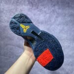 Nike Kobe 5 Protro Dark Blue Orange Mamba Basketball Sneakers - Image 6