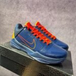 Nike Kobe 5 Protro Dark Blue Orange Mamba Basketball Sneakers