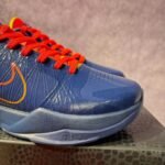 Nike Kobe 5 Protro Dark Blue Orange Mamba Basketball Sneakers - Image 5