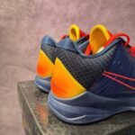 Nike Kobe 5 Protro Dark Blue Orange Mamba Basketball Sneakers - Image 4
