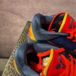 Nike Kobe 5 Protro Dark Blue Orange Mamba Basketball Sneakers - Image 3