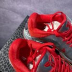 Nike Kobe 5 Protro Silver Red Metallic Basketball Performance Sneakers - Image 3