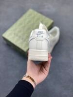 Nike Air Force 1 GG Co-Branded Milk White Silver Casual Sneakers - Image 8