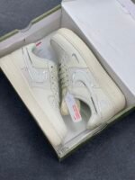 Nike Air Force 1 GG Co-Branded Milk White Silver Casual Sneakers - Image 3