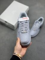 Nike AF1 Smoke Gray Versatile All-Match Men Women Sneakers - Image 2