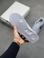 Nike AF1 Smoke Gray Versatile All-Match Men Women Sneakers - Image 7