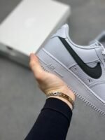 Nike AF1 Smoke Gray Versatile All-Match Men Women Sneakers - Image 6