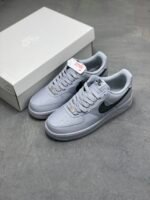 Nike AF1 Smoke Gray Versatile All-Match Men Women Sneakers - Image 4