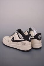Nike Air Force 1 Stussy Skull Cream Black Street Low Top Casual Sneakers - Image 2