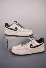Nike Air Force 1 Stussy Skull Cream Black Street Low Top Casual Sneakers - Image 7