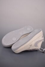 Nike Air Force 1 Cream Gray Snake Texture Low Top Casual Sneakers - Image 9