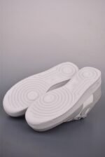 Nike Air Force 1 Gray White Mesh Breathable Low Top Casual Sneakers - Image 9