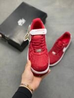 Nike Air Force 1 Kobe Red Snake Skin Low Top Casual Sneakers - Image 9