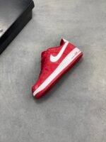 Nike Air Force 1 Kobe Red Snake Skin Low Top Casual Sneakers - Image 4