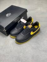 Nike Air Force 1 Kobe Lakers Black Gold Purple Mamba Low Top Sneakers - Image 3