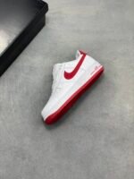 Nike Air Force 1 Kobe White Red Snake Skin Mamba Low Top Casual Sneakers - Image 4
