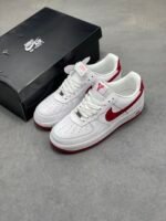 Nike Air Force 1 Kobe White Red Snake Skin Mamba Low Top Casual Sneakers - Image 3