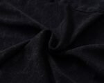 Gucci Black GG Jacquard Striped Collar Men's Polo Shirt - Image 3