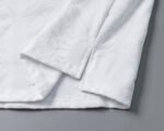 Amiri White Abstract Jacquard Logo Men Casual Short Sleeve Polo Shirt - Image 4