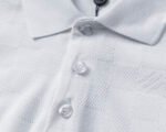 Louis Vuitton White Checker Jacquard Men Casual Short Sleeve Polo Shirt - Image 6
