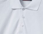 Gucci White Jacquard Monogram Pattern Men Casual Short Sleeve Polo Shirt - Image 8