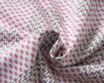 Louis Vuitton Pink Check Polka Dot Contrast Collar Men Casual Short Sleeve Polo Shirt - Image 3