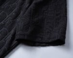Dior Black Monogram Jacquard Men Casual Short Sleeve Polo Shirt - Image 5