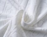 Dior White Monogram Jacquard Men Casual Short Sleeve Polo Shirt - Image 3
