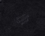 Louis Vuitton Black Check Polka Dot Contrast Collar Men Casual Short Sleeve Polo Shirt - Image 6