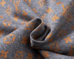 Louis Vuitton Grey Contrast Color Monogram Print Men Casual Short Sleeve Polo Shirt - Image 3