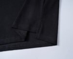 Prada Black Triangle Badge Solid Color Men Casual Short Sleeve Polo Shirt - Image 4
