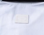 Dolce Gabbana White Contrast Color Trim Lapel Men Casual Short Sleeve Polo Shirt - Image 3