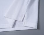 Dolce Gabbana White Contrast Edge Pocket Embroidered Logo Men Casual Short Sleeve Polo Shirt - Image 4