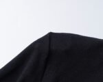 Amiri Black Contrast Edge Letter Printed Men Casual Short Sleeve Polo Shirt - Image 7