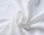Amiri White Geometric Jacquard Embossed Logo Men Casual Short Sleeve Polo Shirt - Image 3