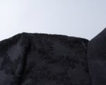 Amiri Black Geometric Jacquard Embossed Logo Men Casual Short Sleeve Polo Shirt - Image 6