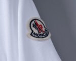 Moncler Minimal Big M Letter Patch Casual Men Short Sleeve Polo Shirt - Image 7