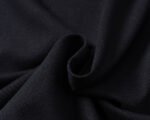 Moncler Black Minimal Big M Letter Patch Casual Men Short Sleeve Polo Shirt - Image 3