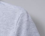 Gucci Gray Green Red Striped Pocket Letter Men Casual Short Sleeve Polo Shirt - Image 6