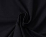 Moncler Black Zipper Placket Pocket Badge Men Casual Short Sleeve Polo Shirt - Image 3