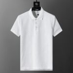 Louis Vuitton White Full Floral Embossed Jacquard Men Casual Short Sleeve Polo Shirt
