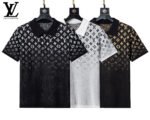Louis Vuitton Multicolor Gradient Monogram Jacquard Men Short Sleeve Knit Polo Shirt
