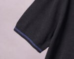 Burberry Plaid Collar Knight Embroidered Men Casual Short Sleeve Knit Polo Shirt - Image 10