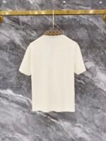 Gucci Beige Monogram Collar Half-Zip Polo & Drawstring Shorts Two-Piece Men Set - Image 3