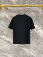 Christian Dior Black Monogram Collar Half-Zip Polo & Drawstring Shorts Two-Piece Men Casual Set - Image 3