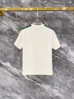 Gucci Cream Side Stripe Logo T-Shirt & Drawstring Shorts Two-Piece Men Casual Set - Image 4